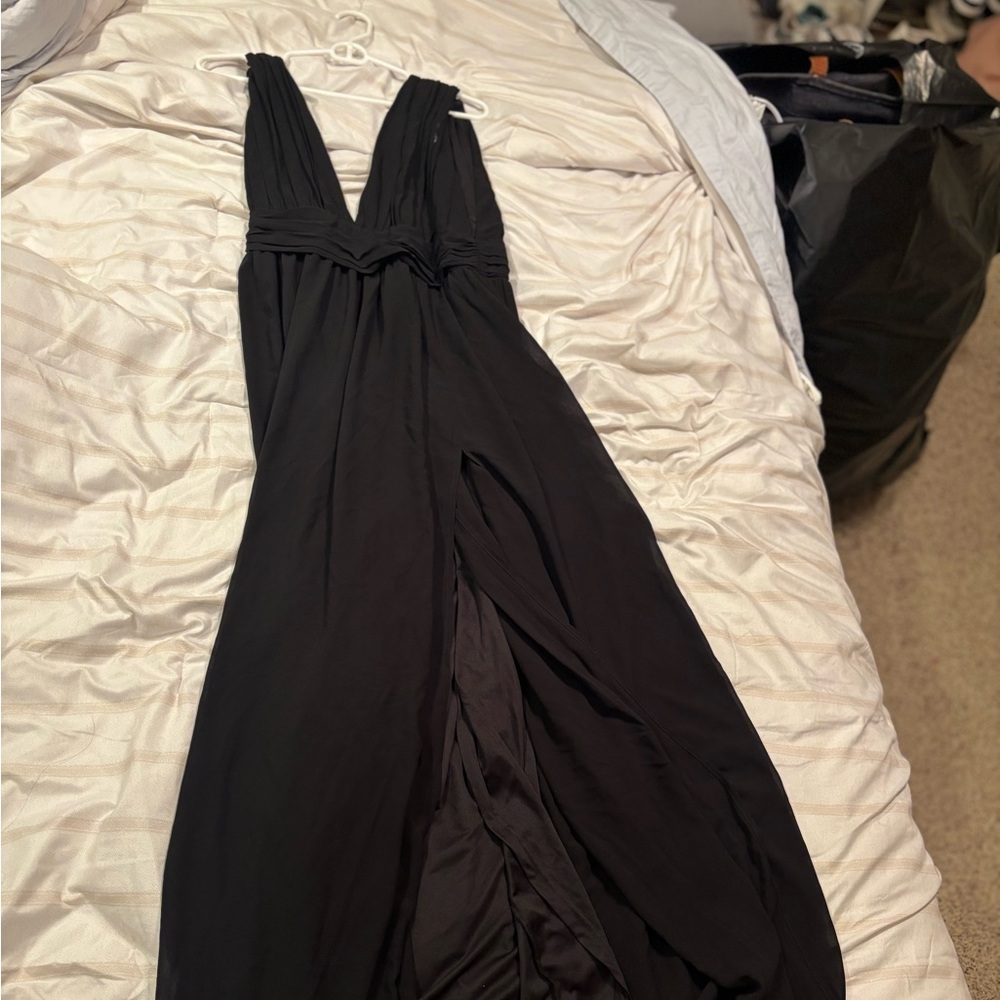 Lulu's Black Maxi Dress